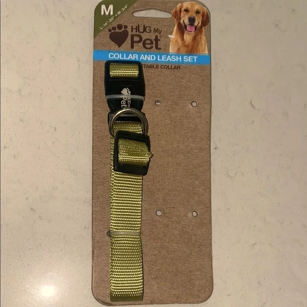 Adjustable Dog Collar - Green‎